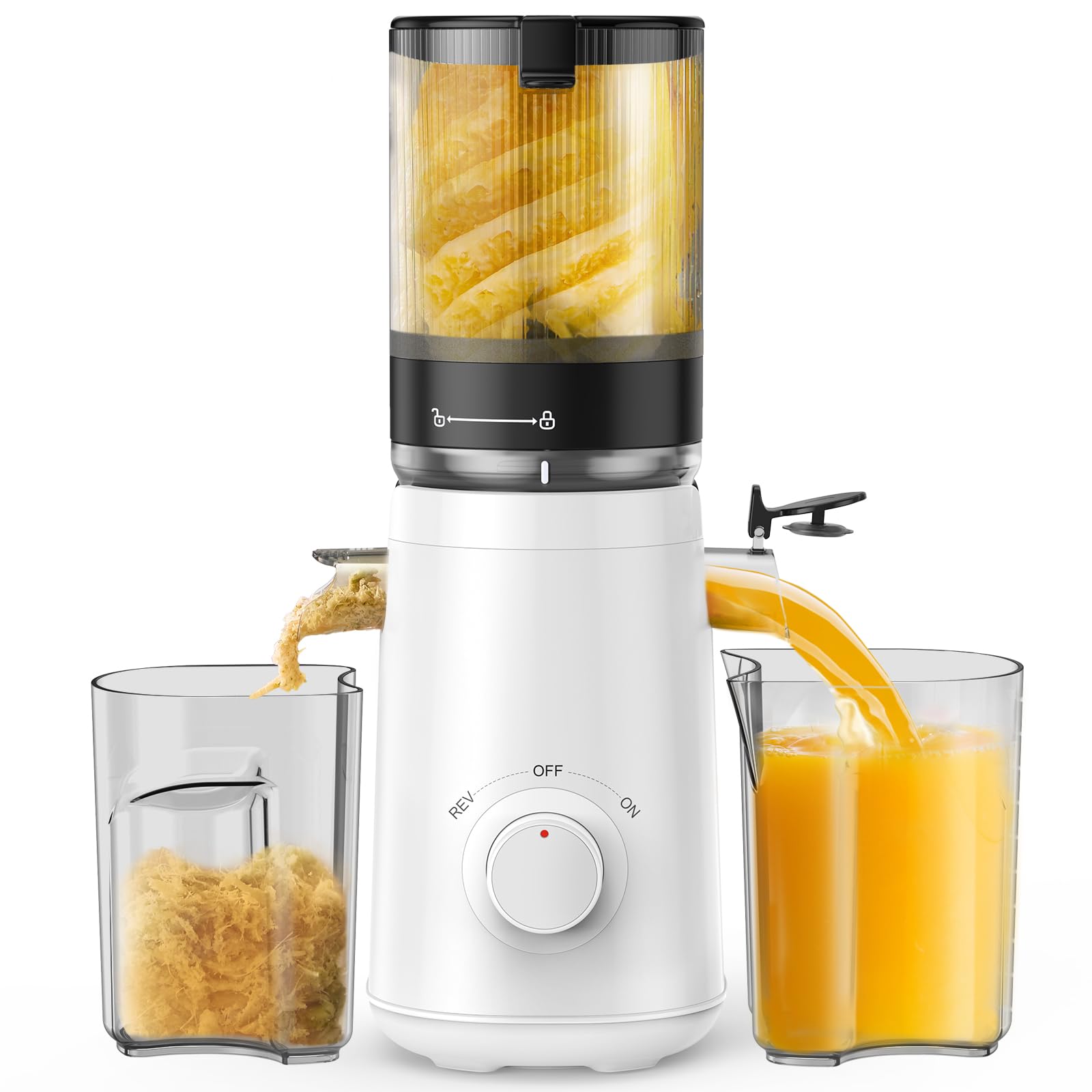 Amazon.com: Juicer Machines, TUUMIIST Cold Press Juicer with